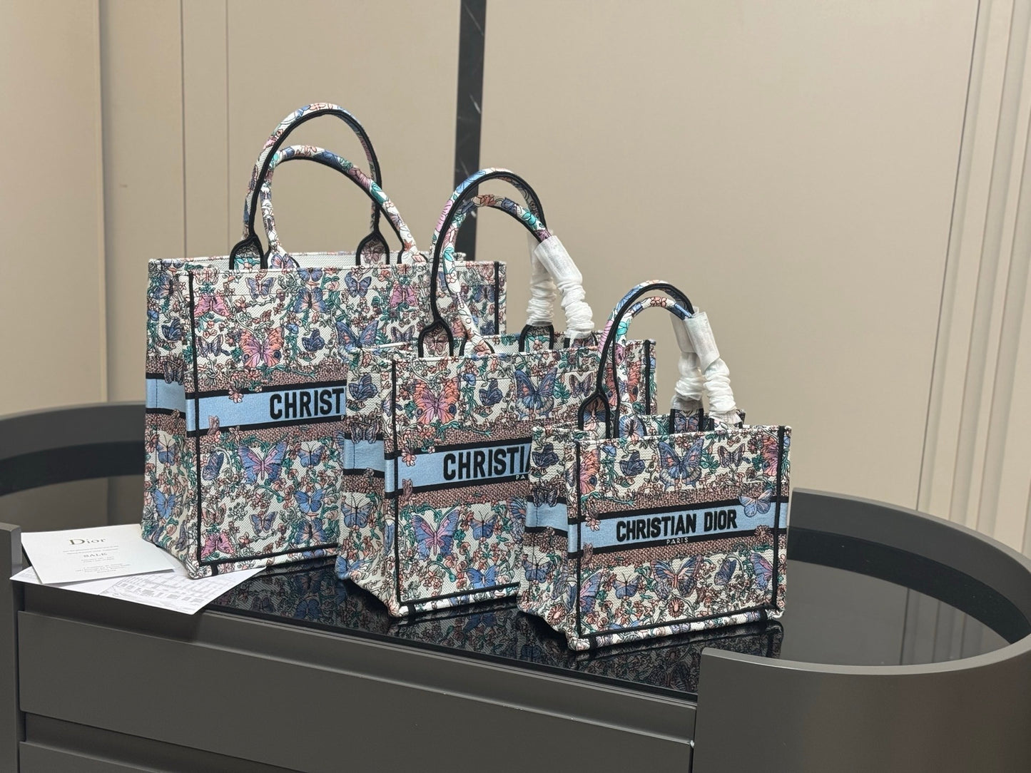 Ladies' Tote Bags with Butterfly Print