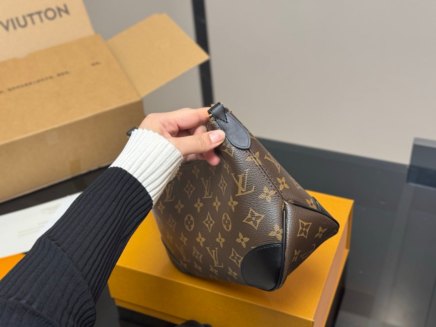 Classic Monogram Chain Hobo Bag