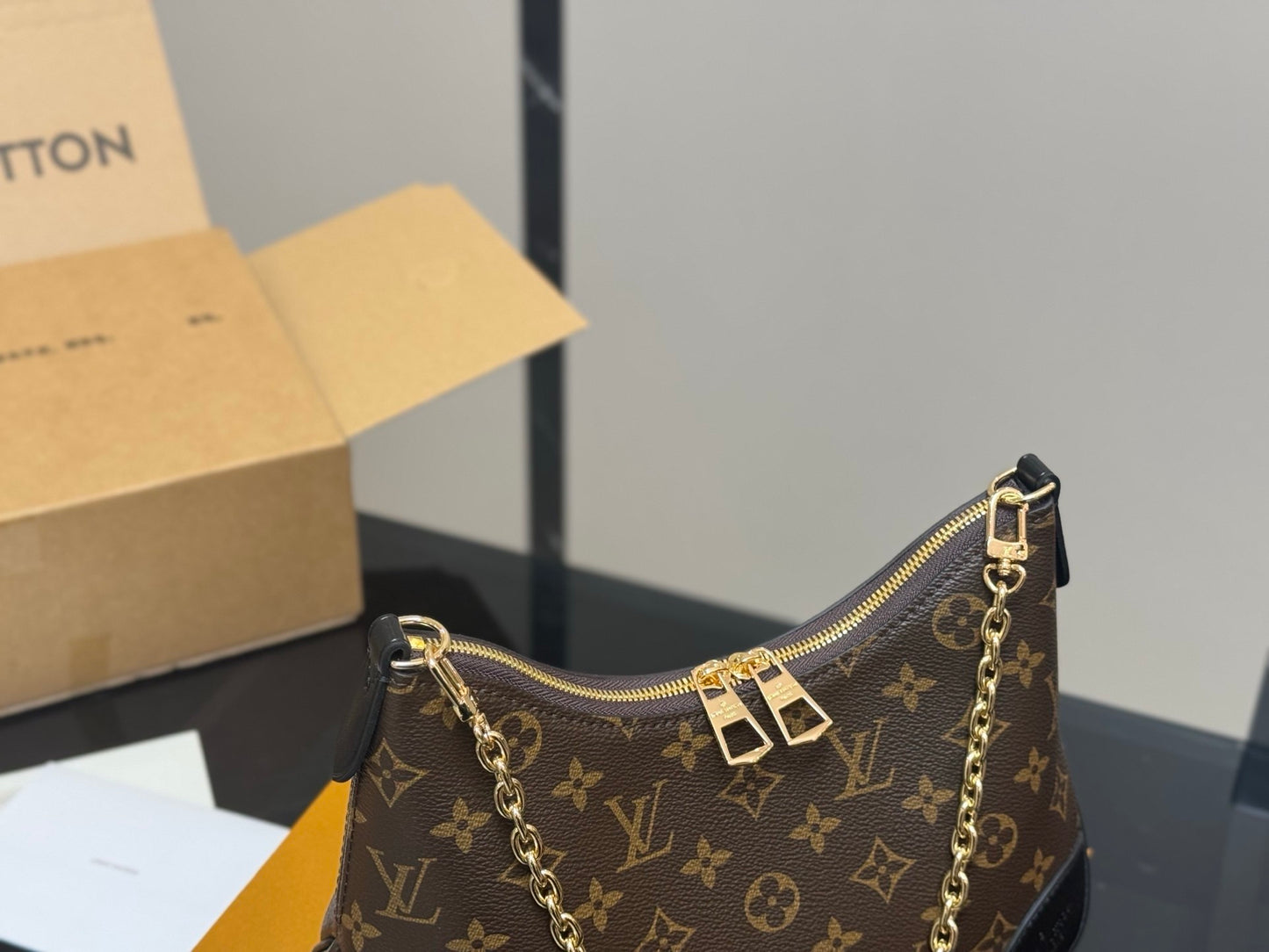 Classic Monogram Chain Hobo Bag