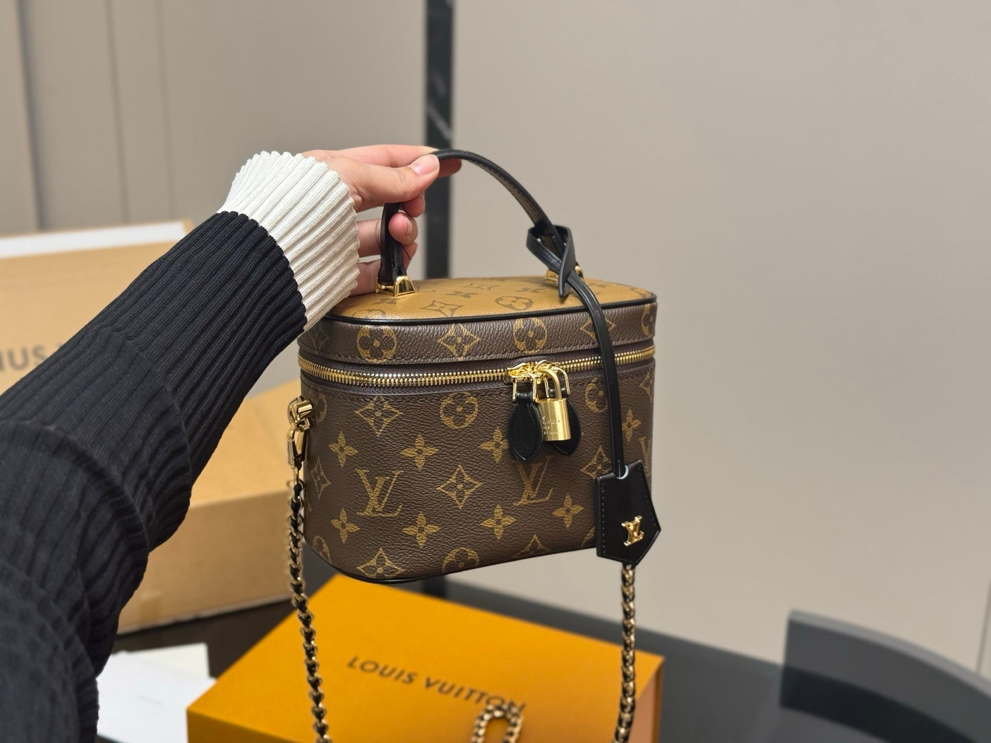 Chic Monogram Mini Vanity Case