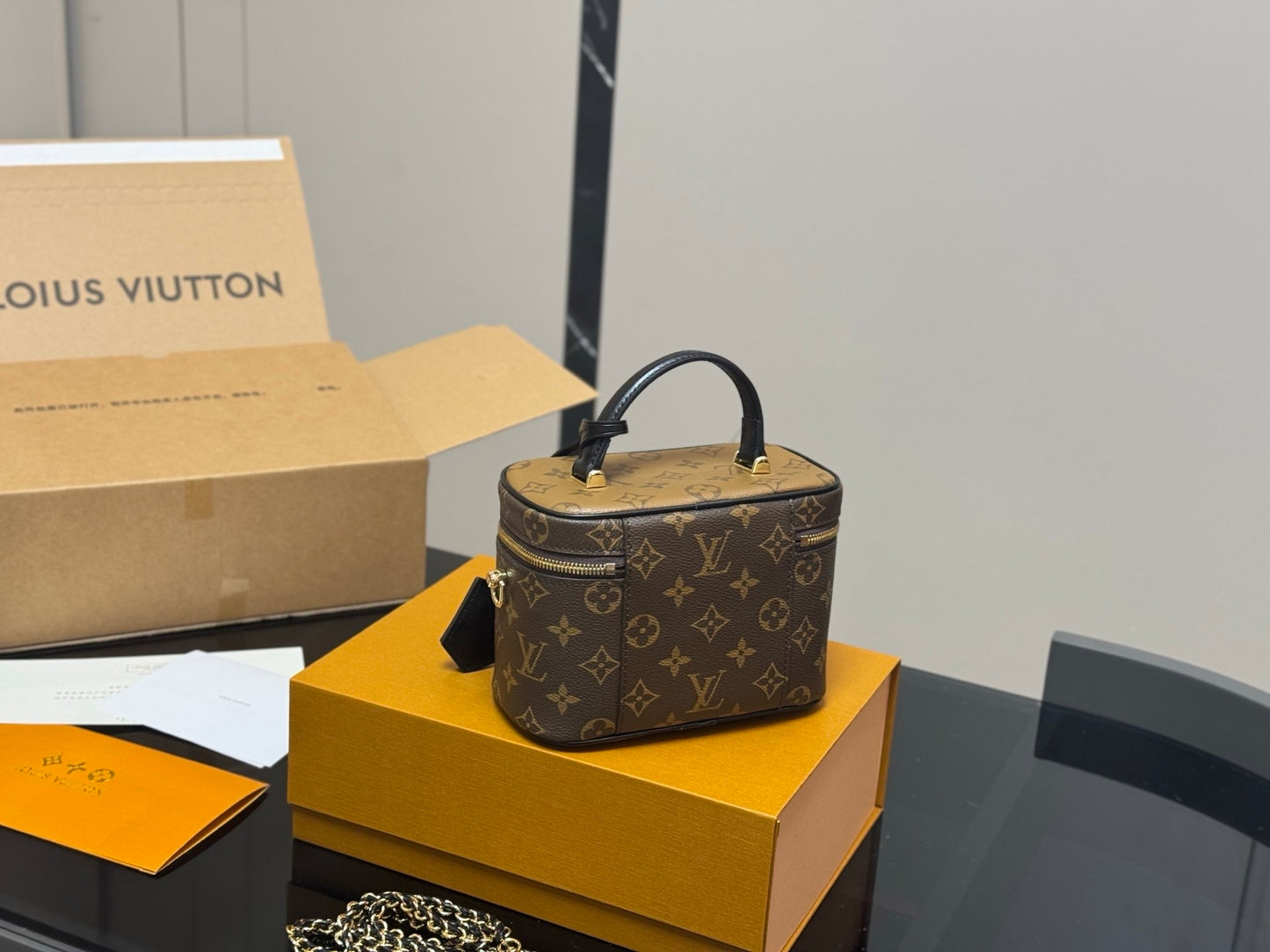 Chic Monogram Mini Vanity Case