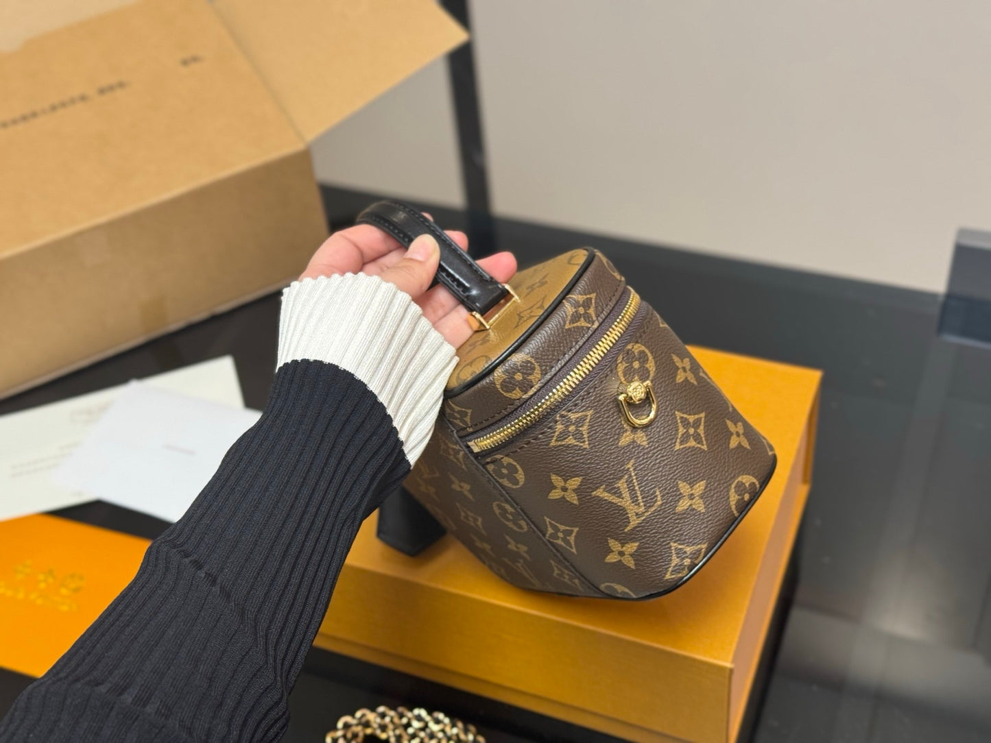 Chic Monogram Mini Vanity Case