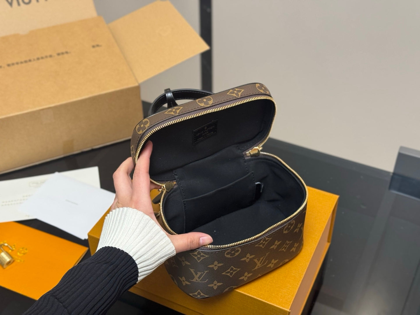 Chic Monogram Mini Vanity Case