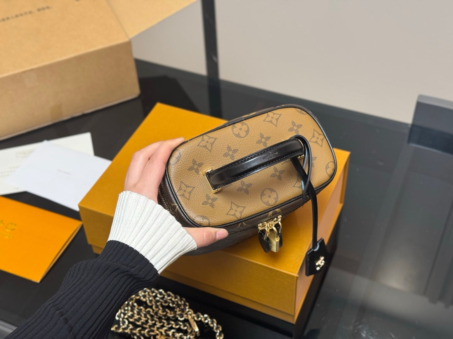 Chic Monogram Mini Vanity Case