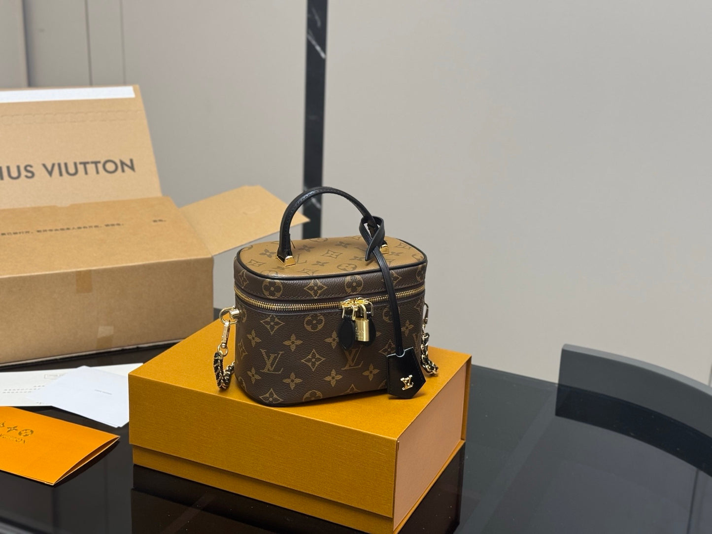 Chic Monogram Mini Vanity Case