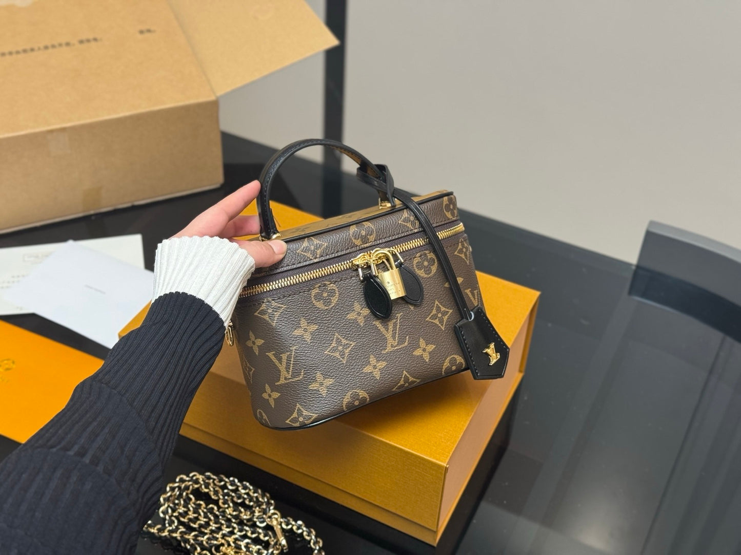 Chic Monogram Mini Vanity Case