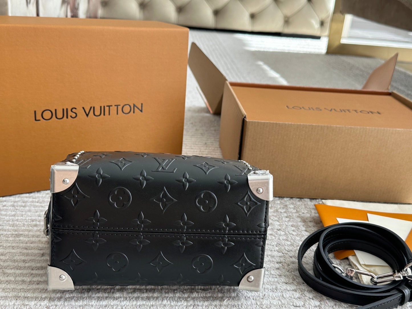 Edgy Studded Black Mini Speedy Bag