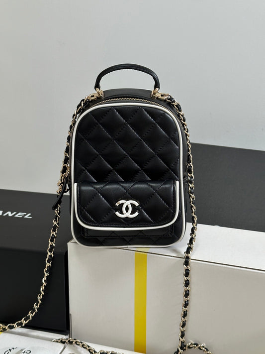 Chic Quilted Mini Backpack