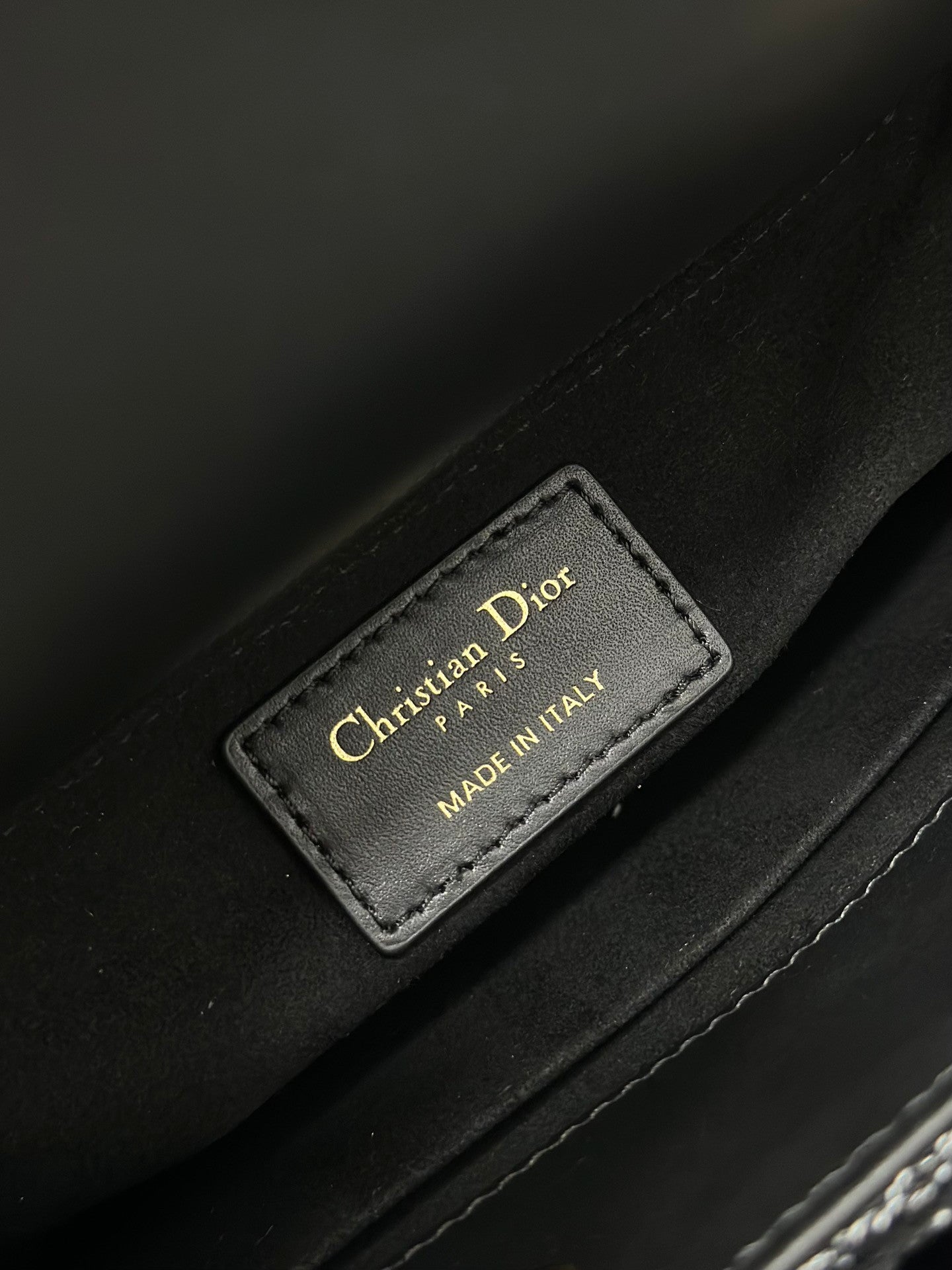 A paragon of luxury and elegance! Limited - edition black tweed Lady bag, a must - have for an elegant outing