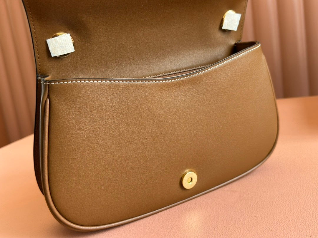 Classic Brown Handbag: Encounter Retro - Modern Style