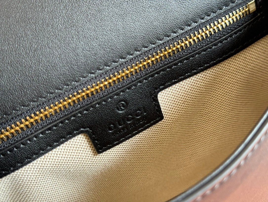 Black Leather Handbag