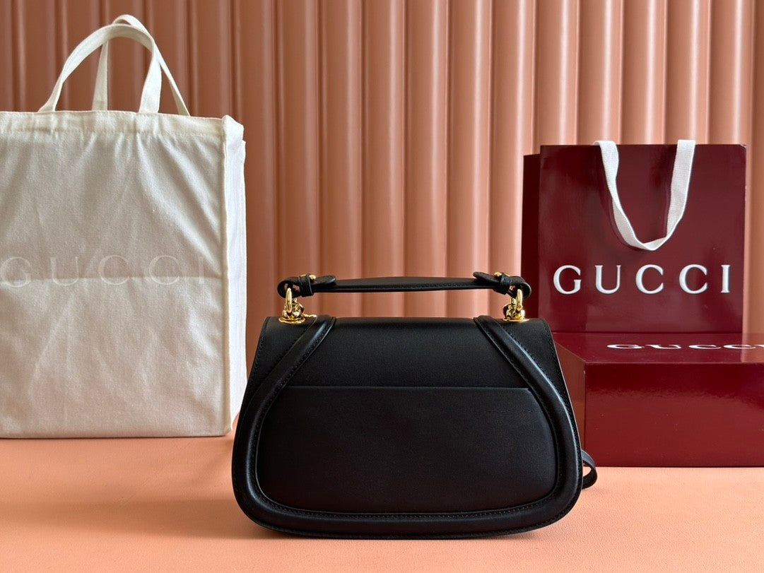 Black Leather Handbag