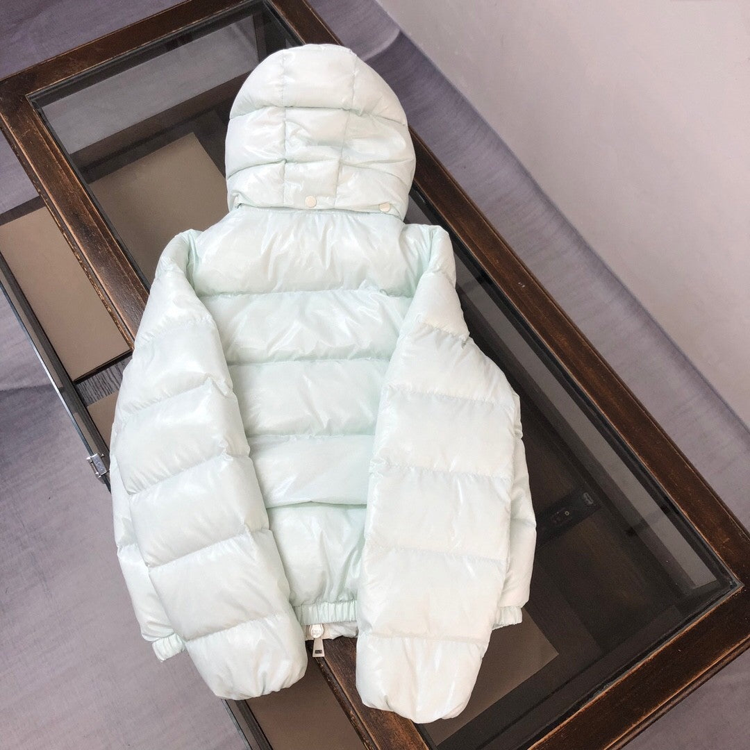 Ice  cream Cream  colored Hooded Down Jacket