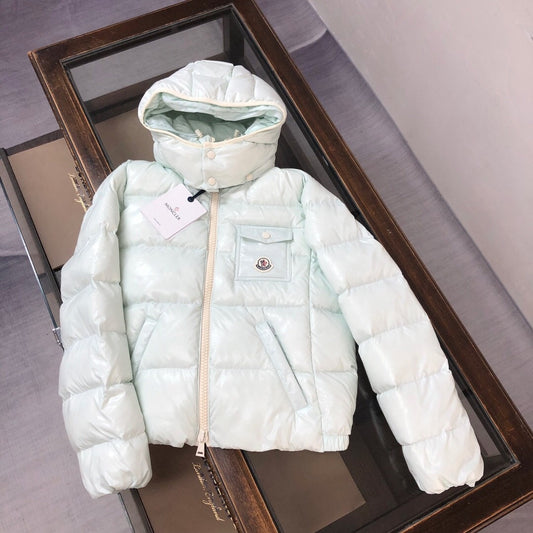 Ice  cream Cream  colored Hooded Down Jacket