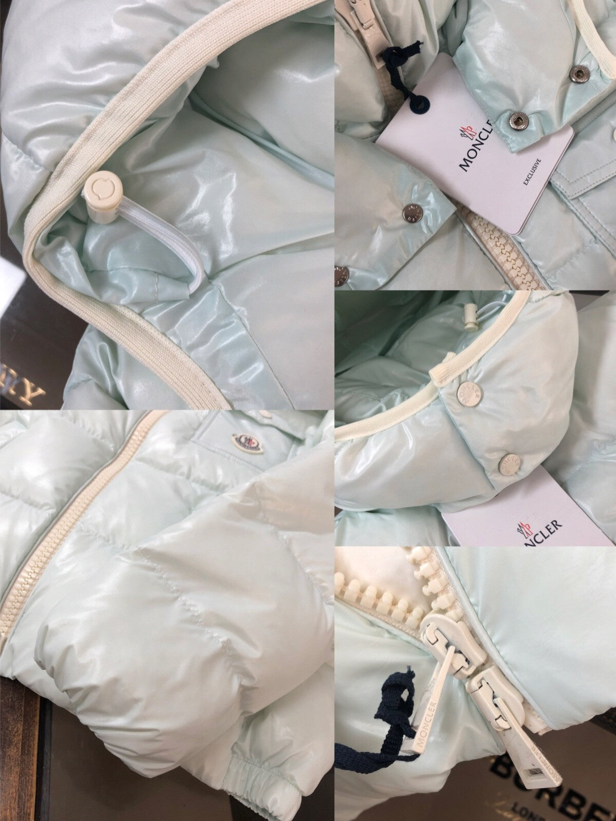 Ice  cream Cream  colored Hooded Down Jacket