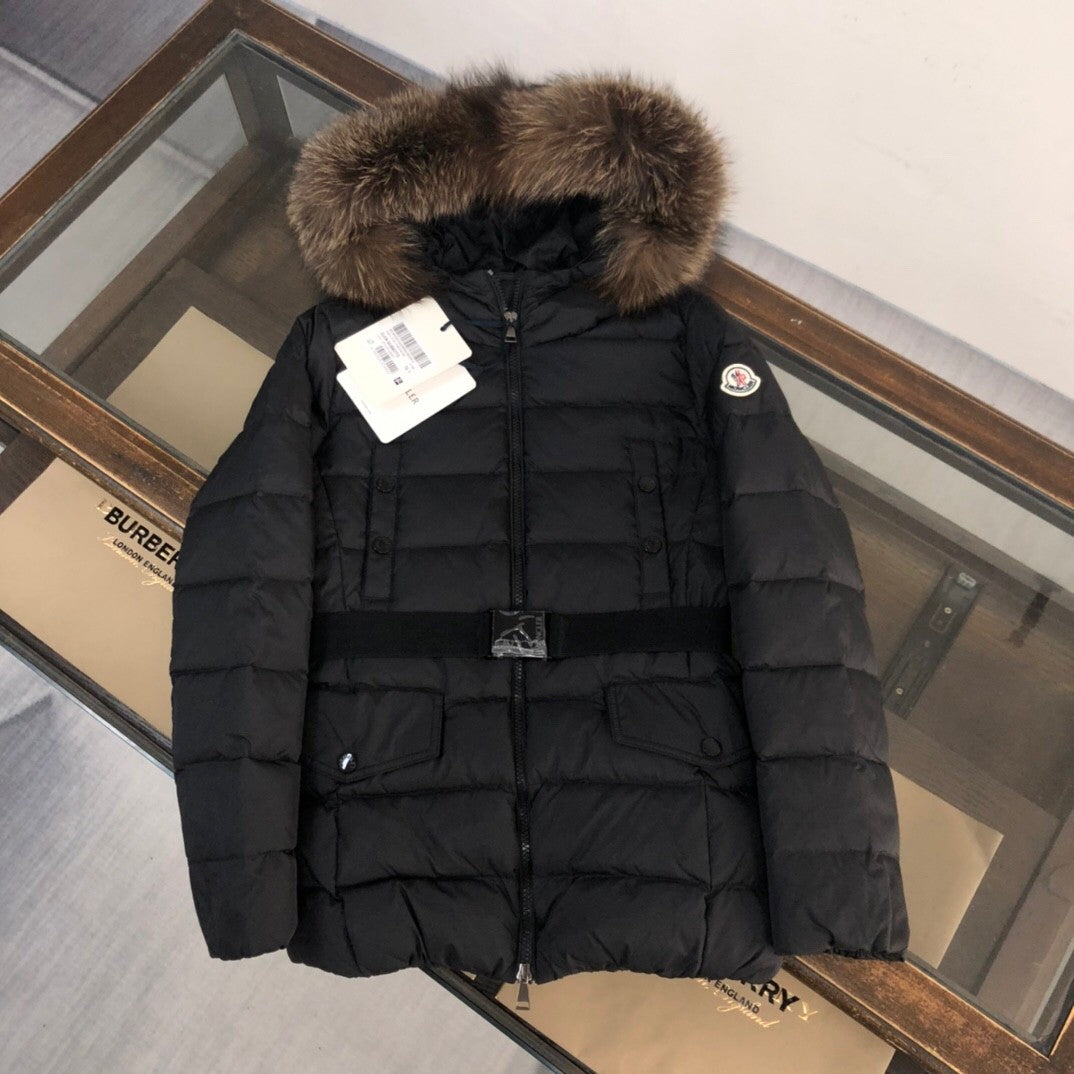 Mid - length Slim - fit Down Jacket