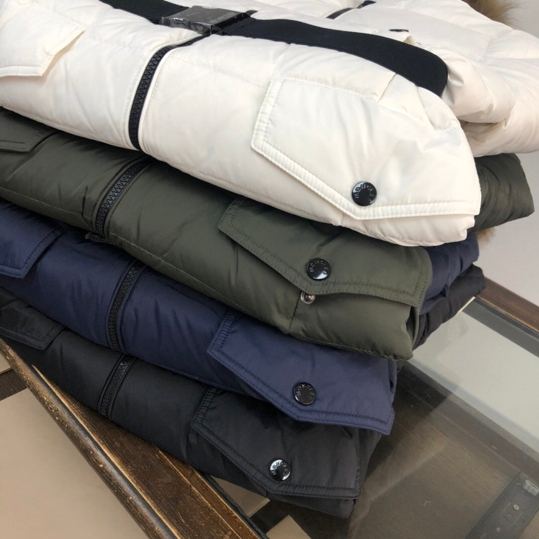 Mid - length Slim - fit Down Jacket