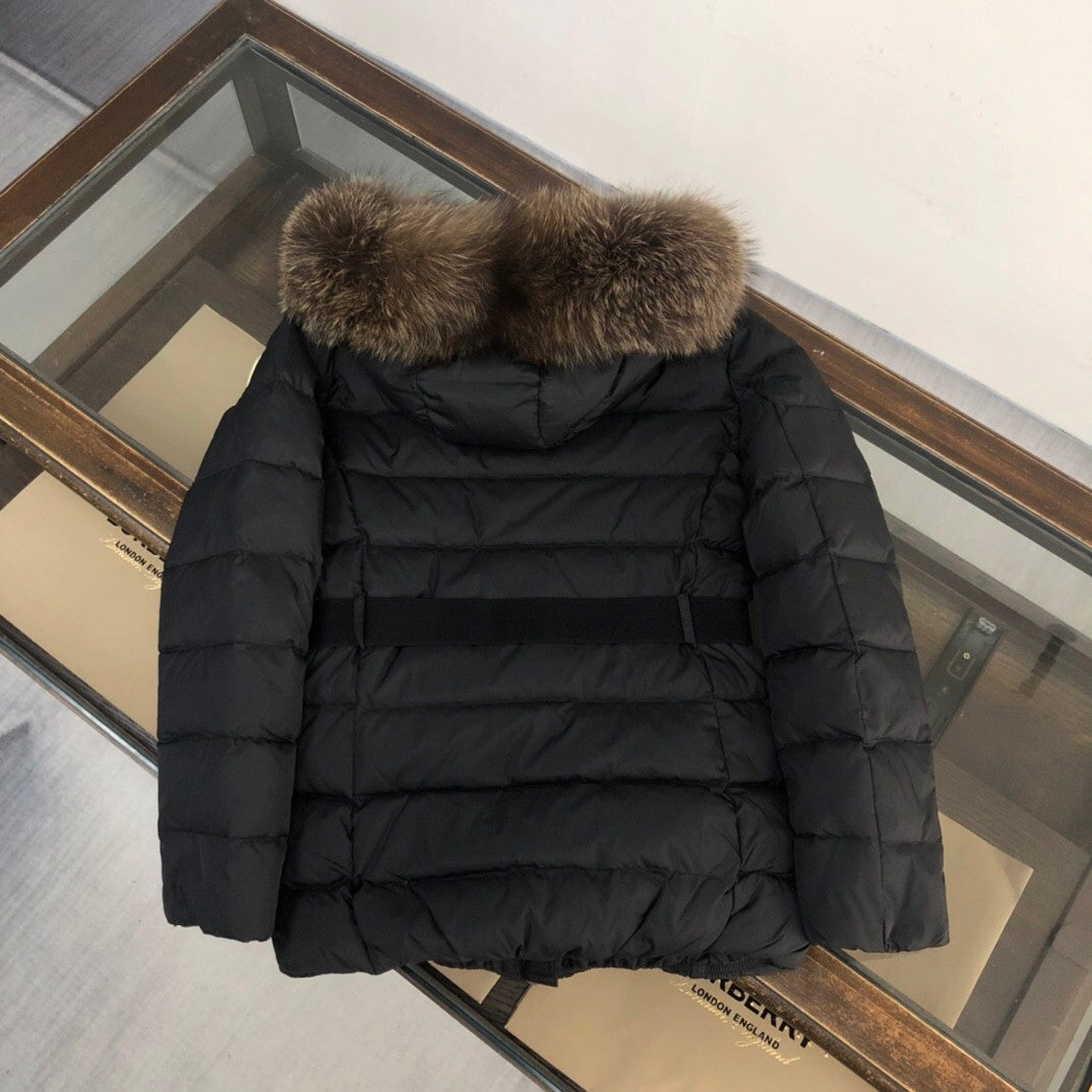 Mid - length Slim - fit Down Jacket