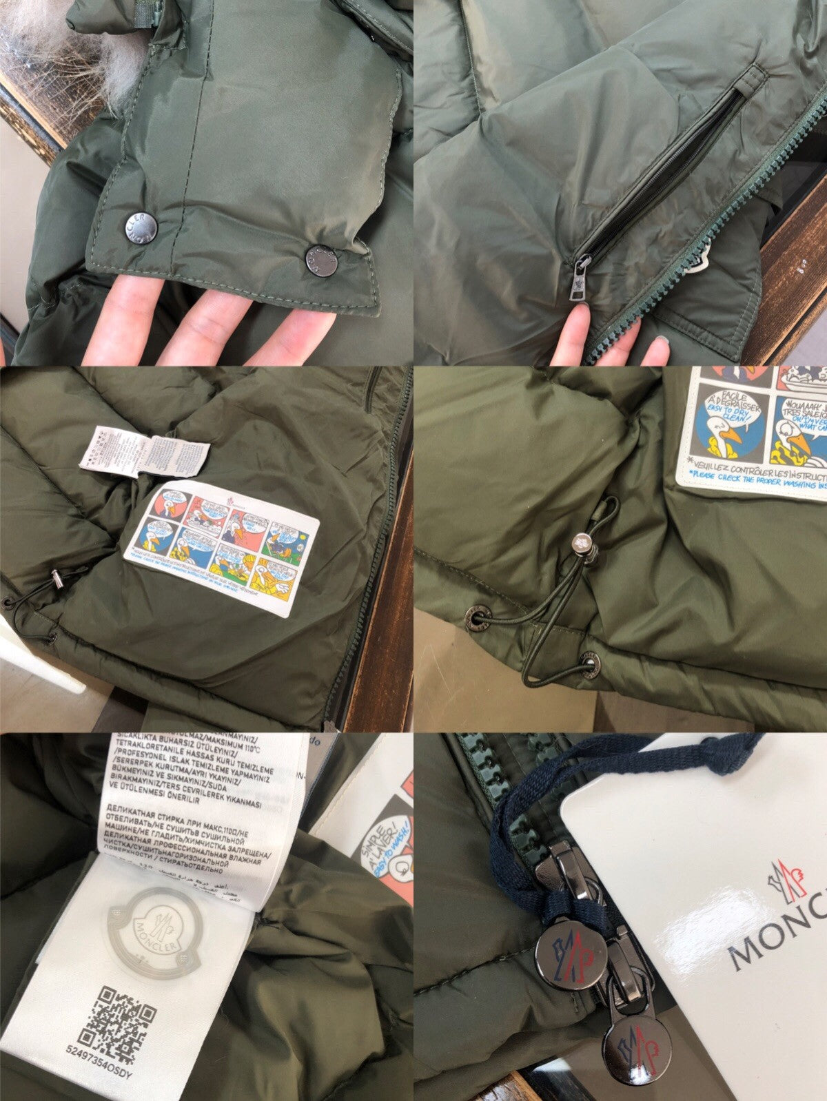 Army Green Down Jacket: With Fur Collar, Warm and Stylish