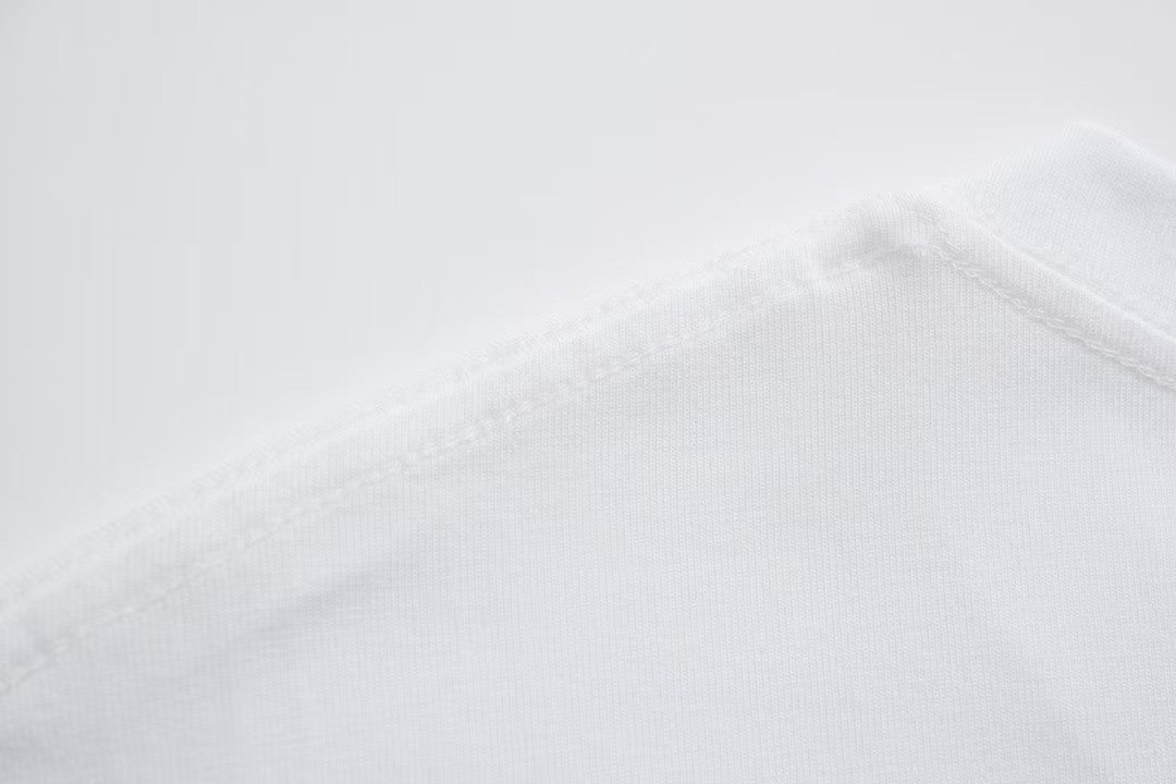 Chic and Quirky: Inspired white T - Shirt with Adorable Cartoon Prints