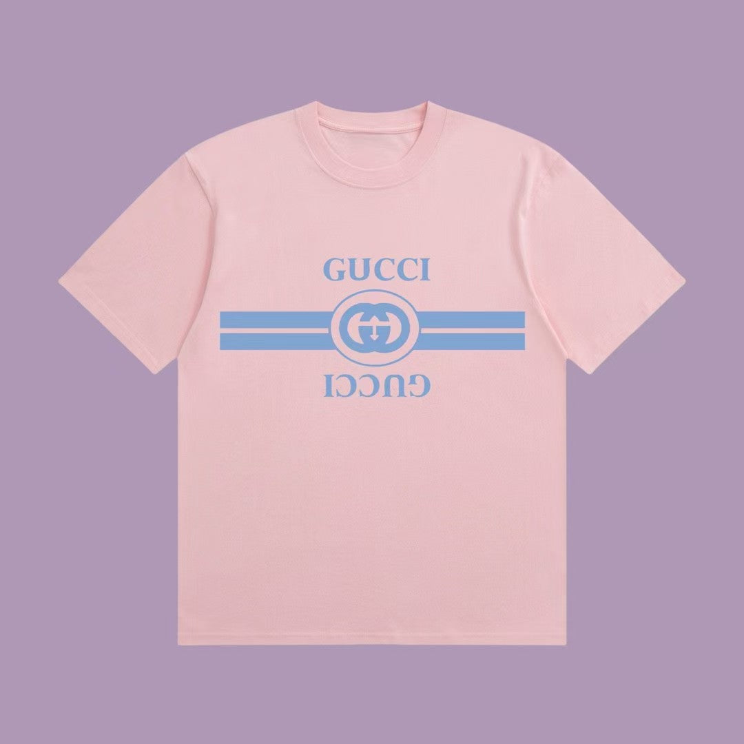 Blue Belted Text T - Shirt from the Spring - Summer Collection