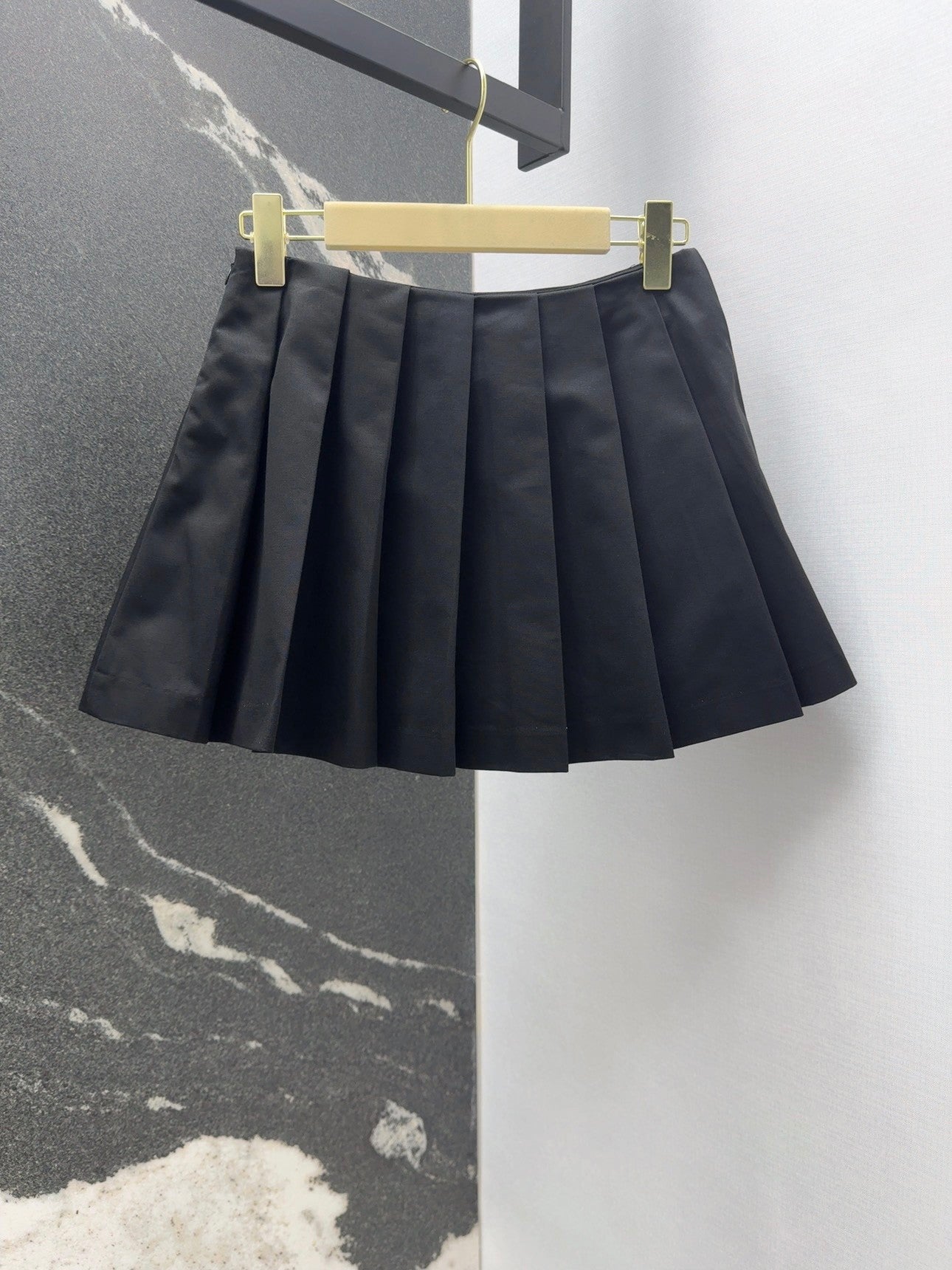 Spring - Summer 2025 New Arrival: Nautical - style Short Pleated Skirt with Rope Detailing