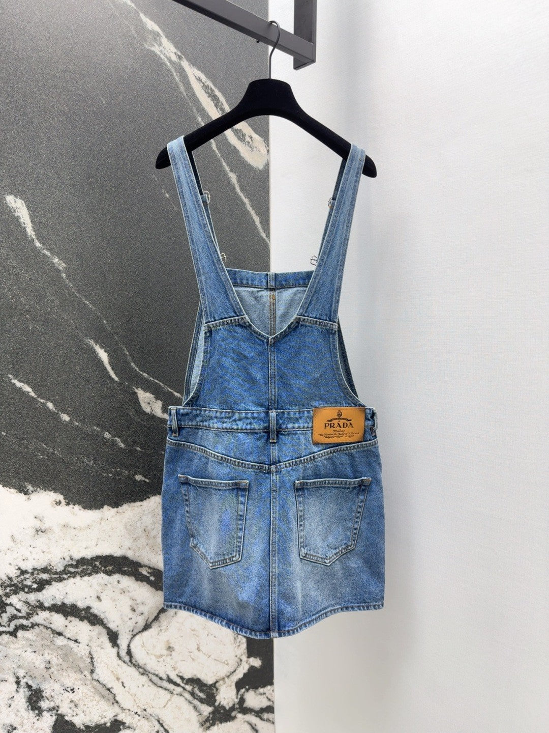 Cool Utility style Denim Overall Dress