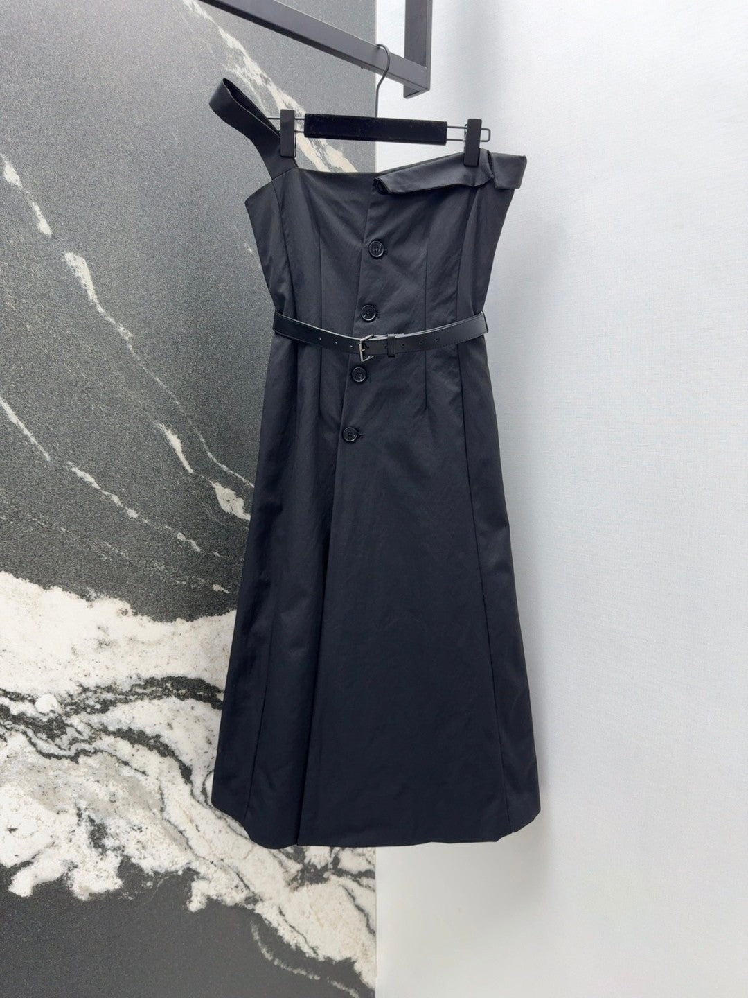 Spring - Summer 2025 New Arrival: Classic Single - shoulder Strapless Dress