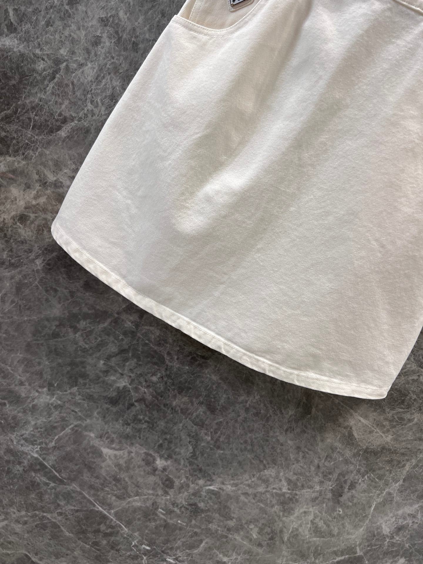 Spring - Summer 2025 New Arrival: Halter - cinching A - line Denim Dress