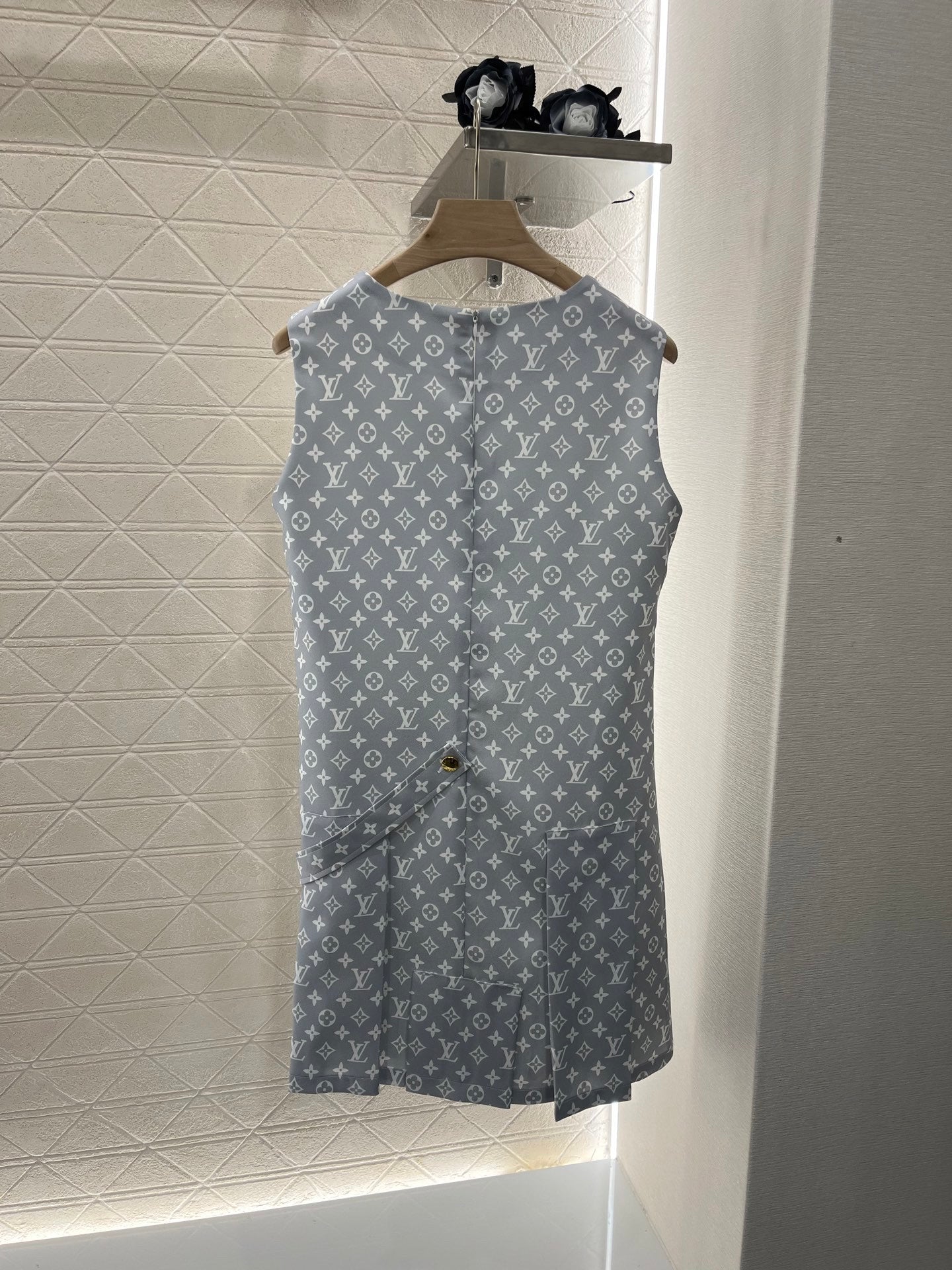 Sleeveless Monogram Dress