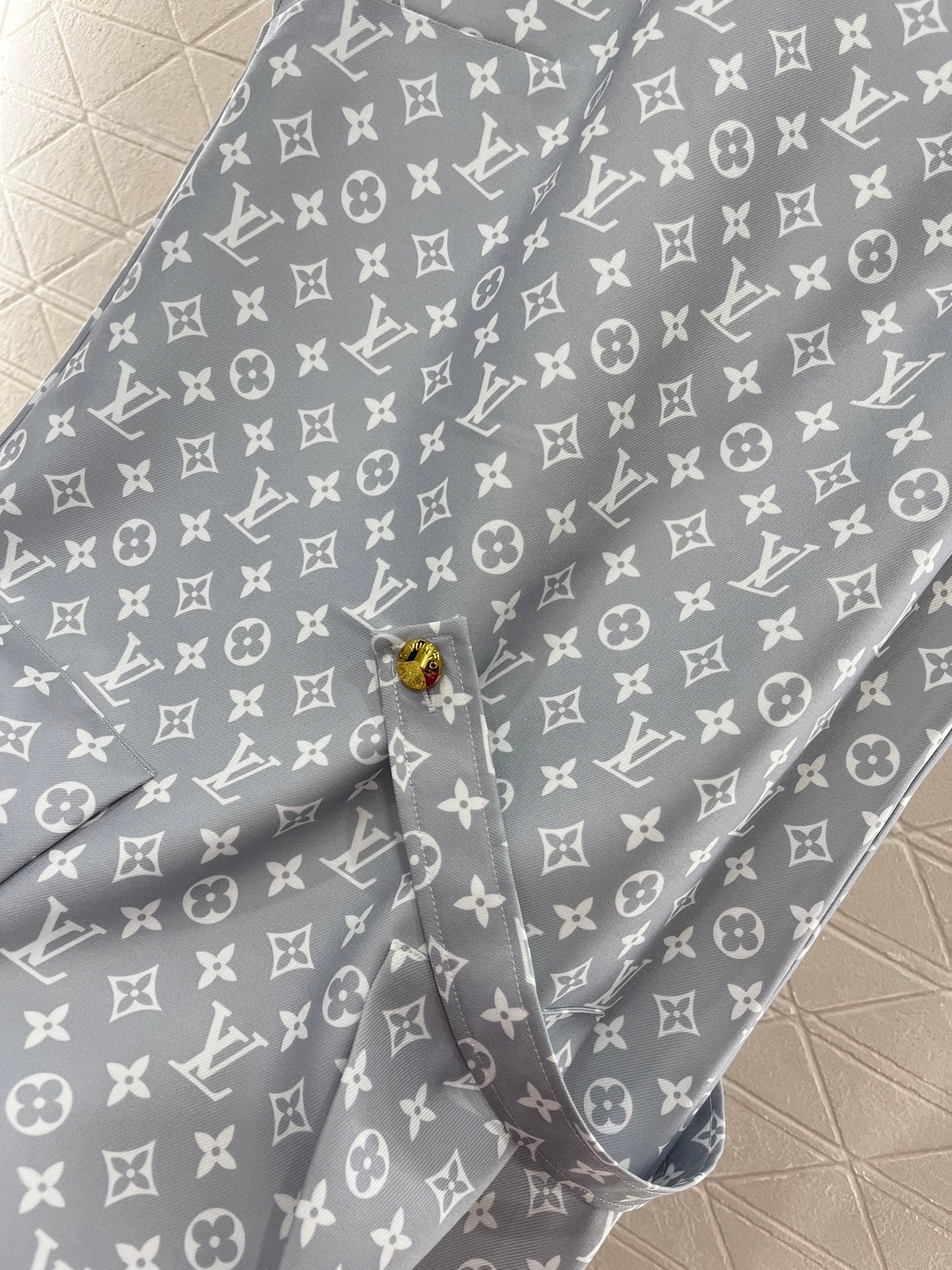 Sleeveless Monogram Dress