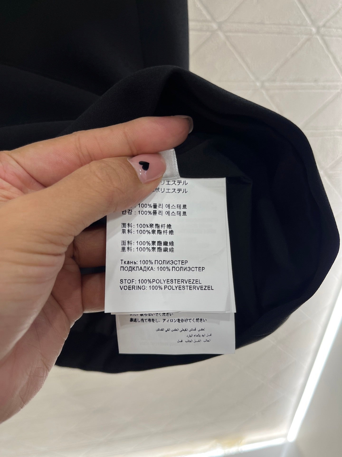 Lapel Dress Embellished with Rhinestones, Made of Custom - made Acetate Fabric