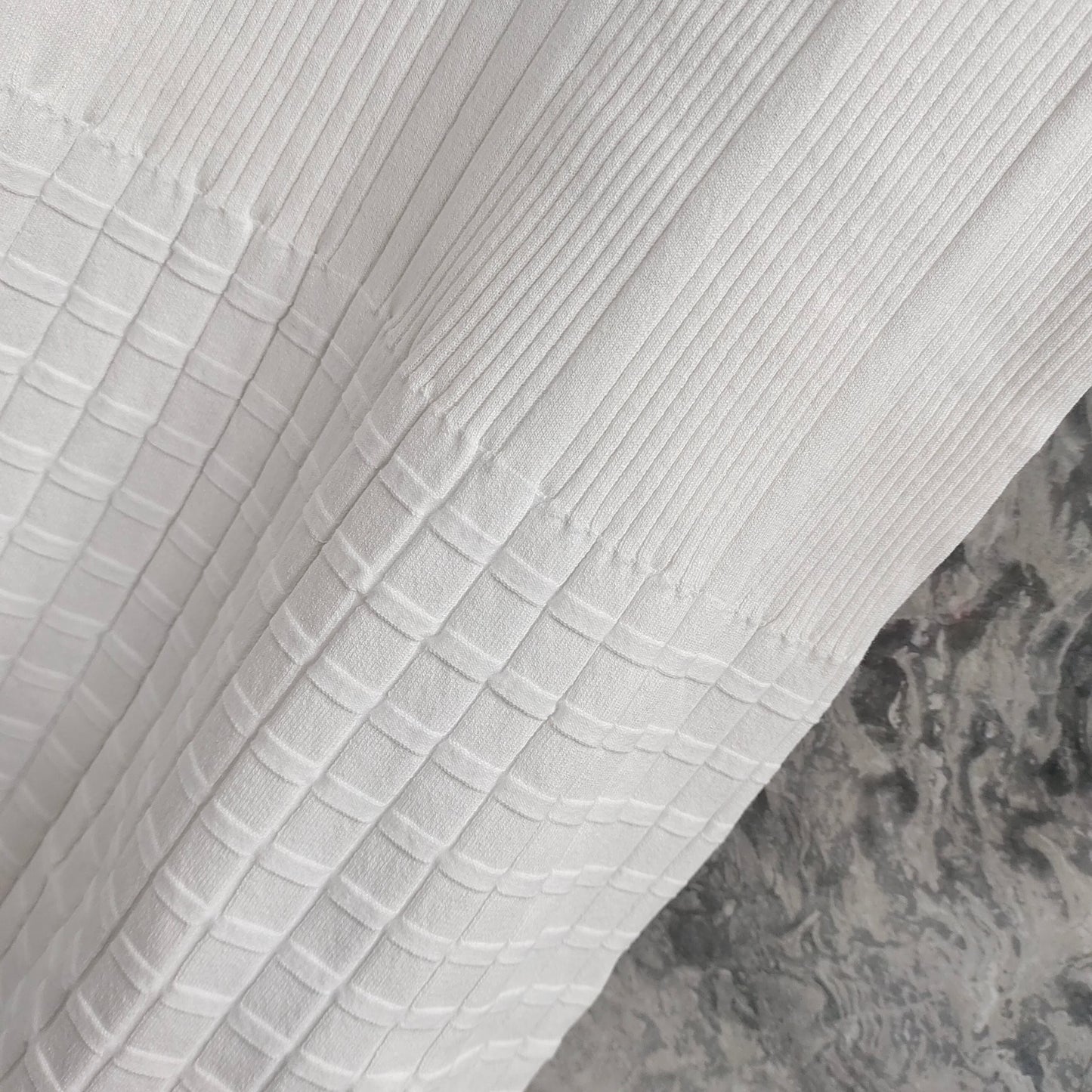 Must - have Trendy Item This Season! Ribbed Waffle - Knit Patchwork Knitted Sleeveless Dress