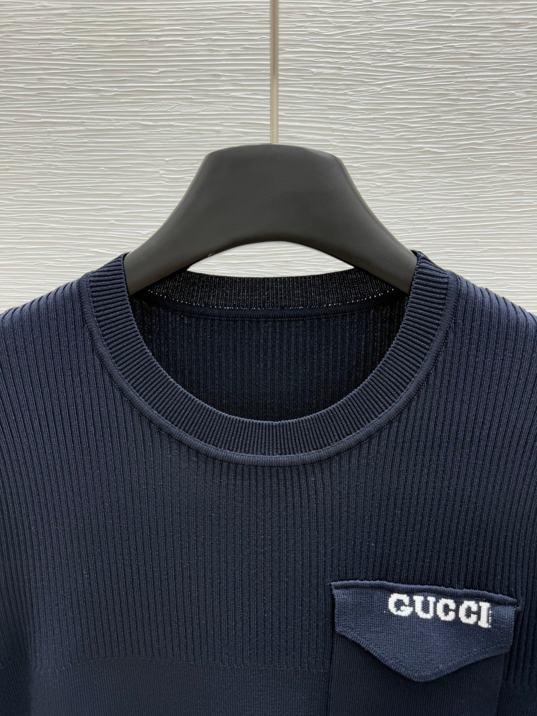 Ribbed Knit Short - Sleeve Dress