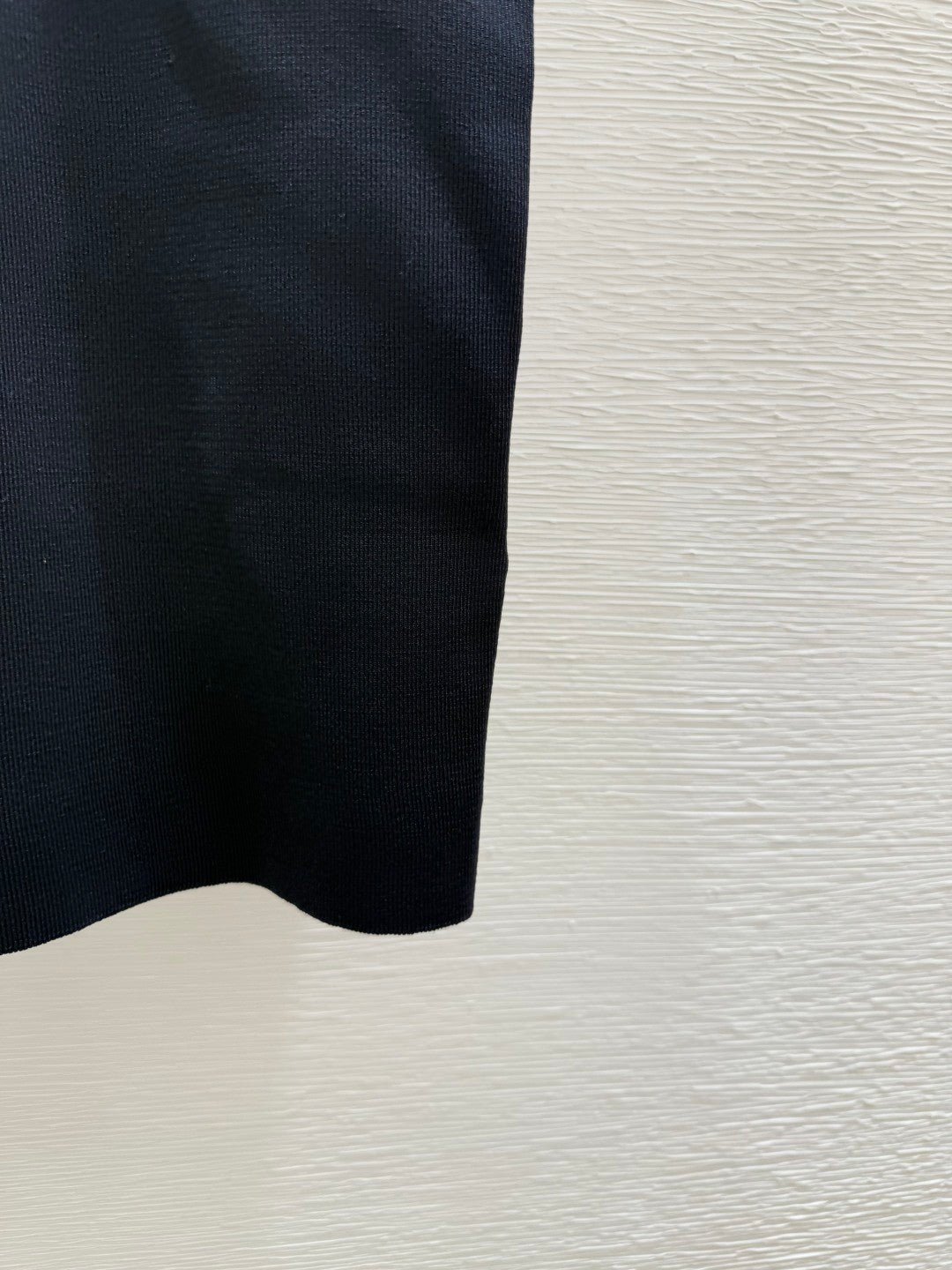 Ribbed Knit Short - Sleeve Dress