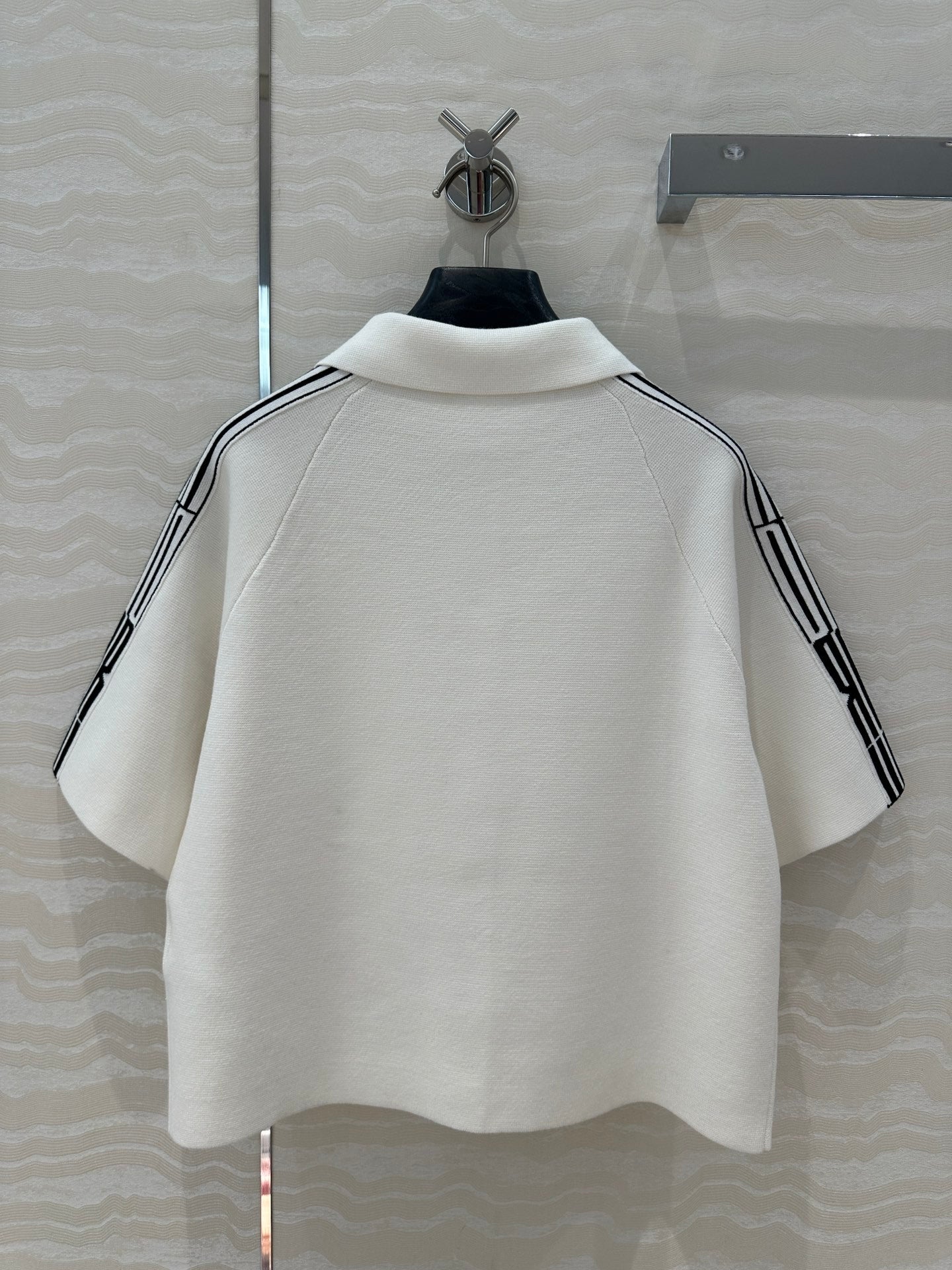 Missd Tennis - inspired Knitted Short - sleeved T - shirt Cardigan Jacket