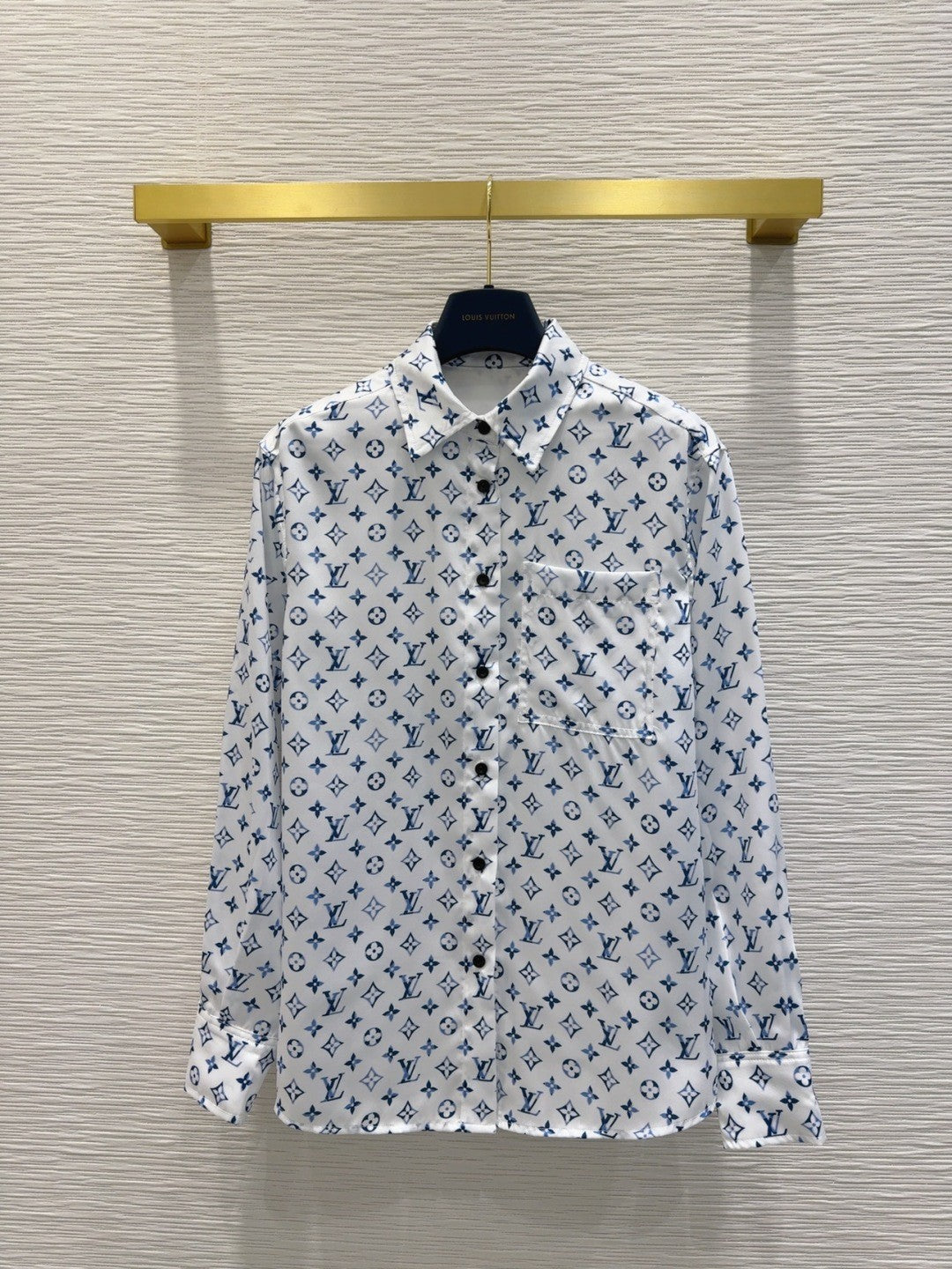 Long - sleeved Printed Logo Shirt