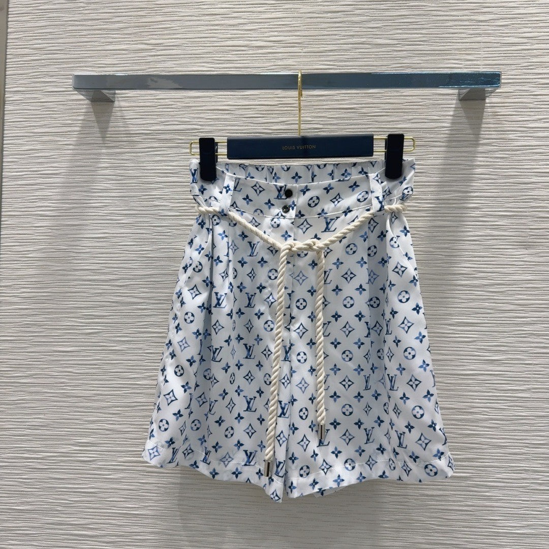 Printed Logo  Mini Skirt