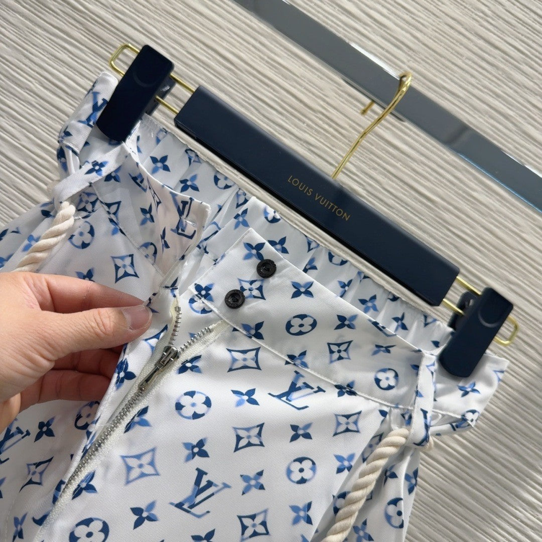 Printed Logo  Mini Skirt