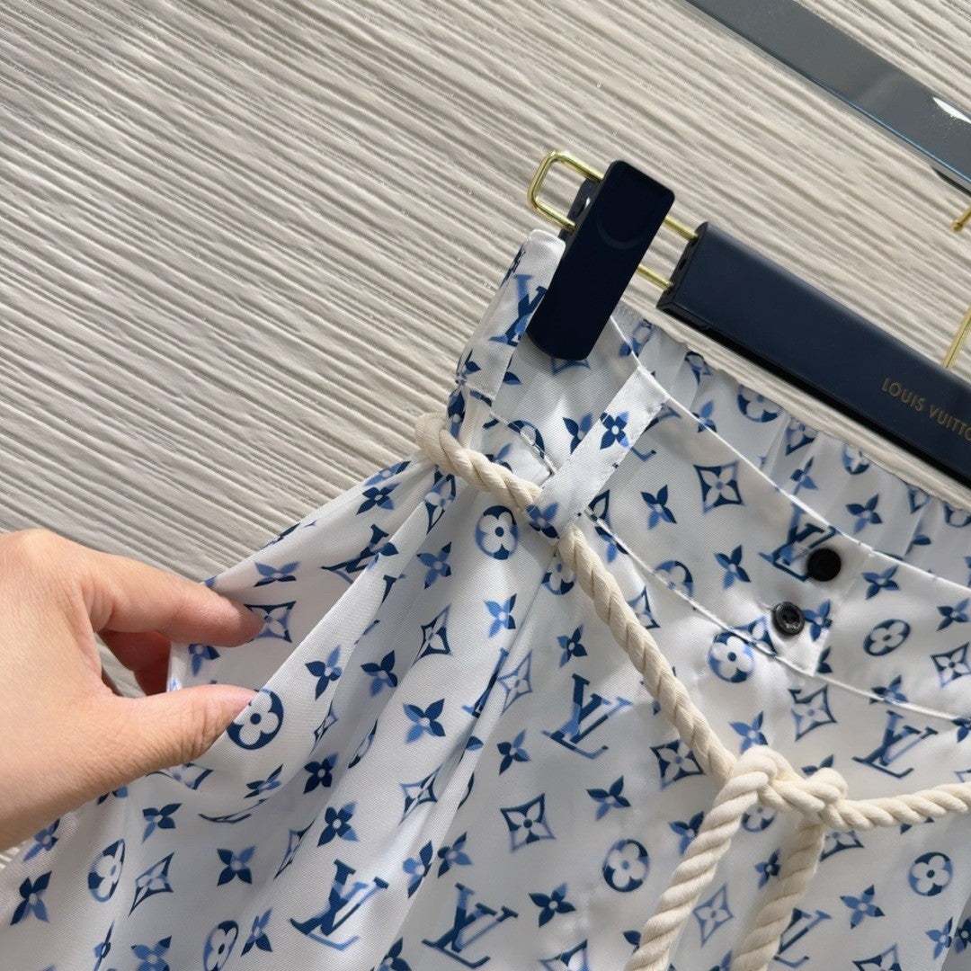 Printed Logo  Mini Skirt