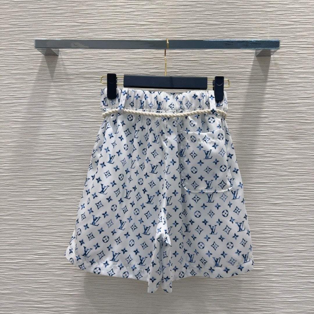 Printed Logo  Mini Skirt