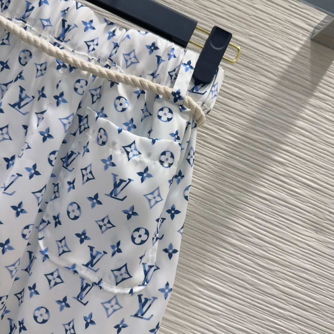 Printed Logo  Mini Skirt