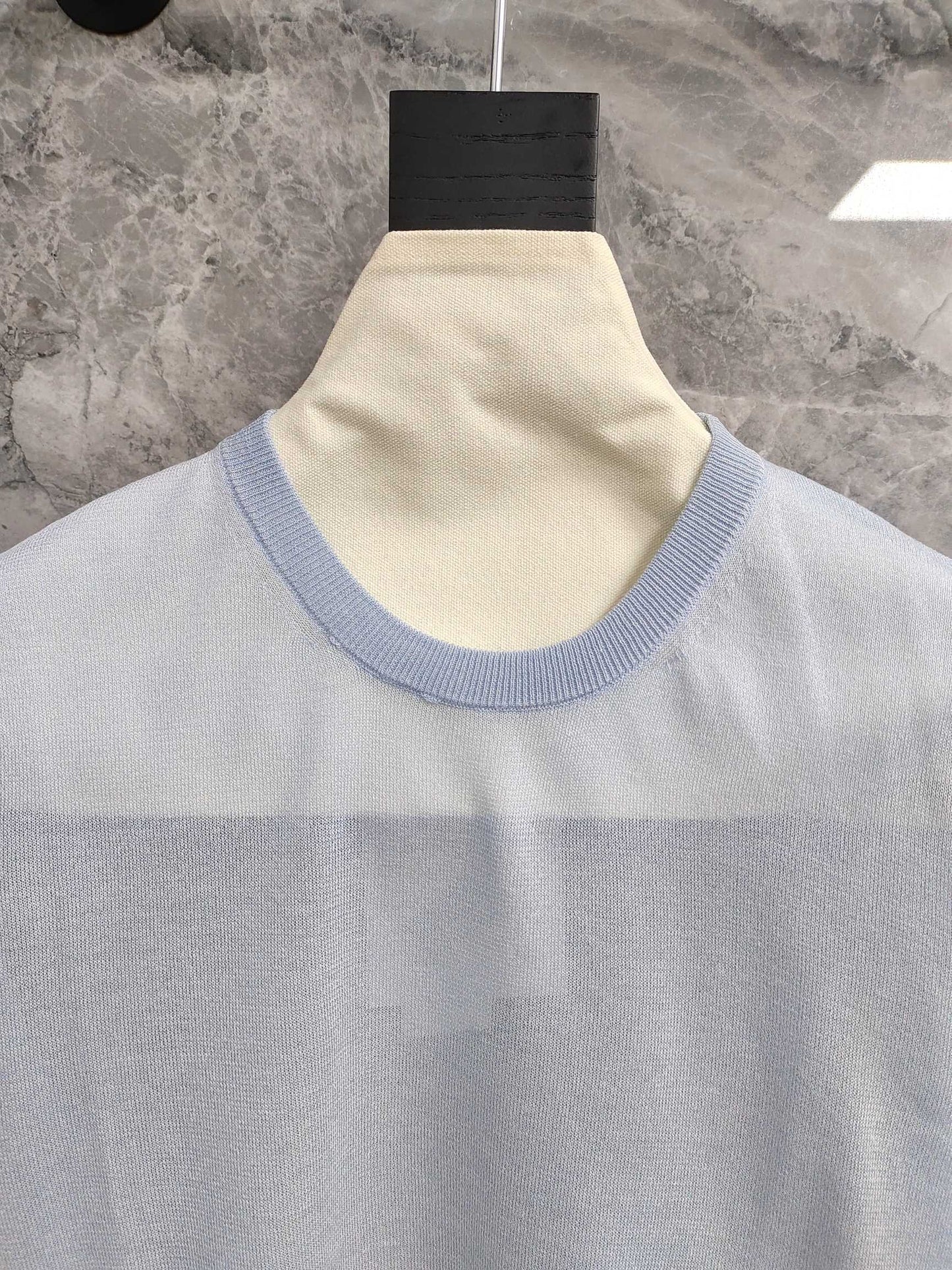 Cotton  Linen Short  sleeved Pullover T - shirt