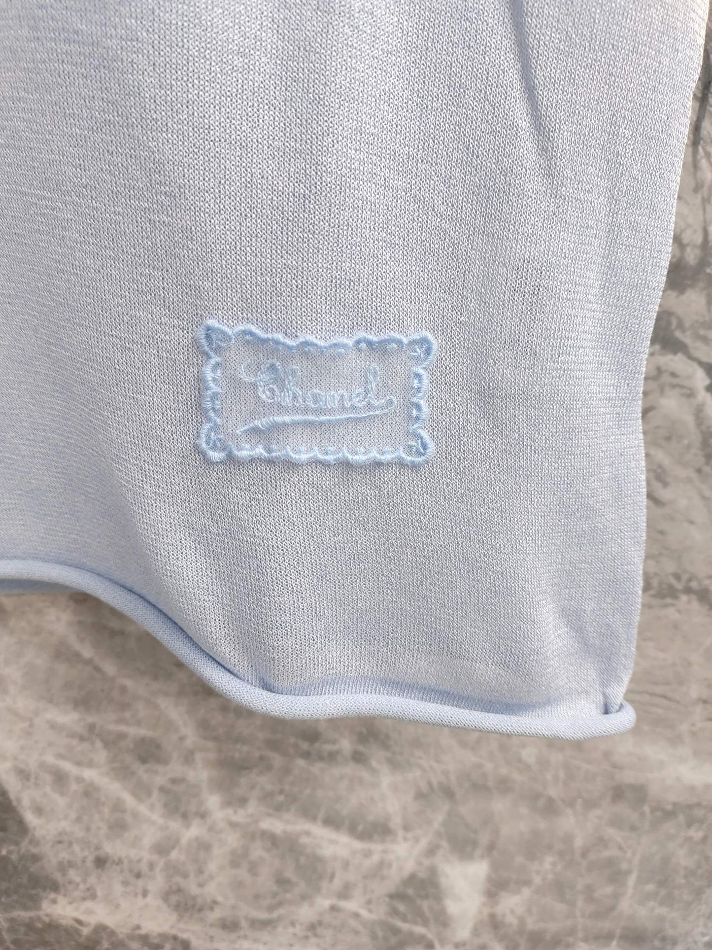 Cotton  Linen Short  sleeved Pullover T - shirt