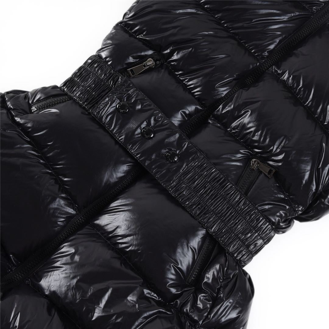 Extended and Thick  styled Women's Waist  cinching Down Jacket