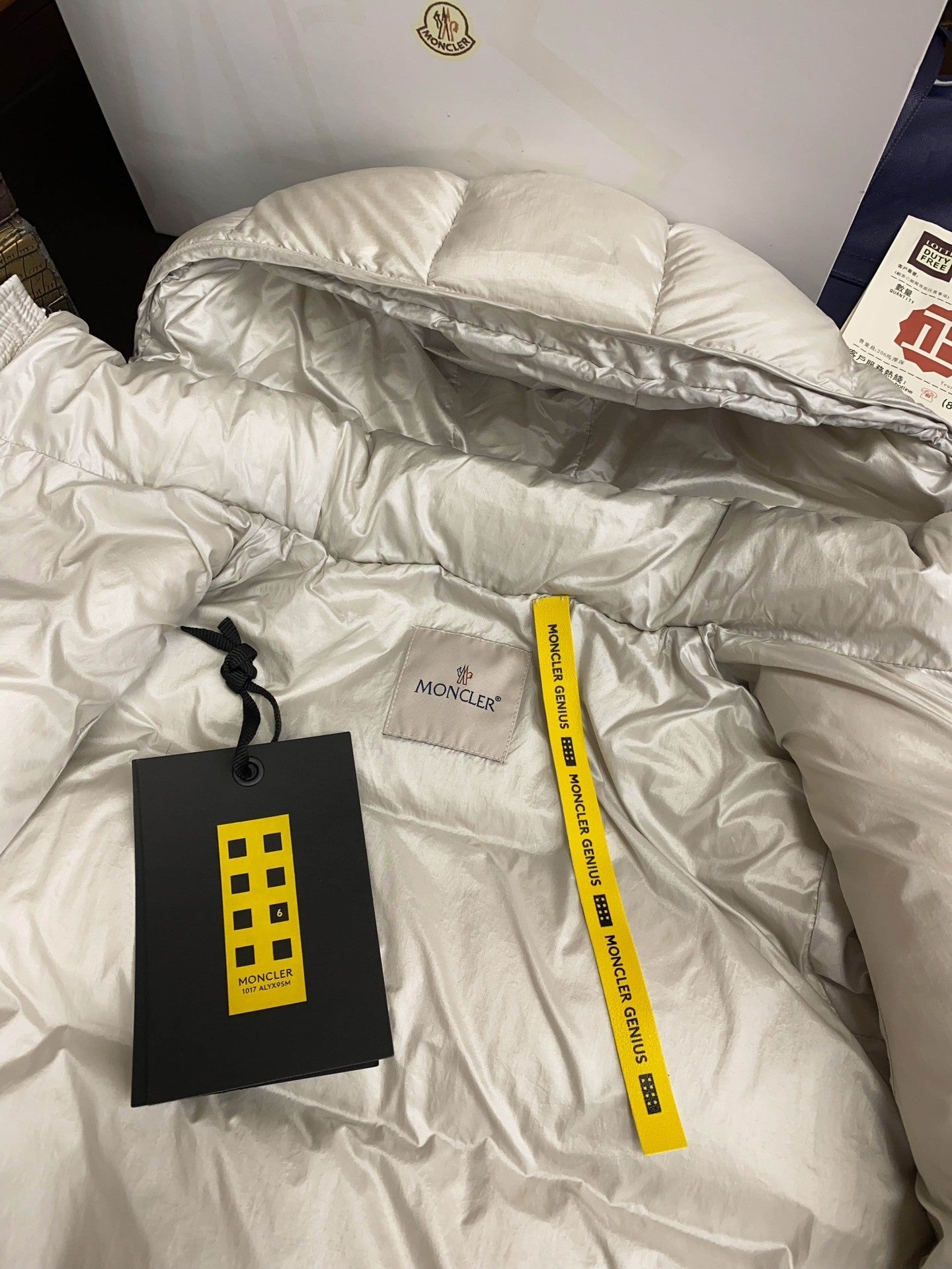 Silver  grey Women's Short  length Down Jacket