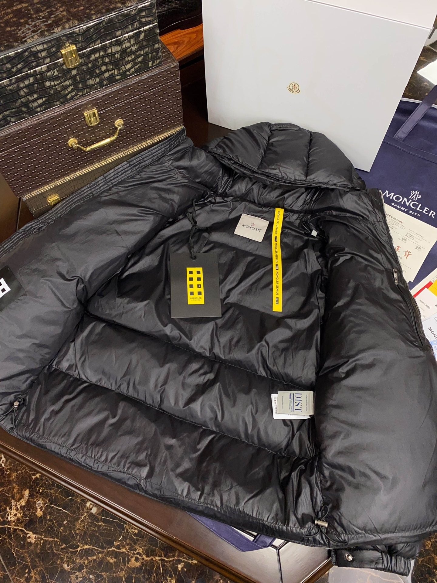 Black Women's Short  length Down Jacket