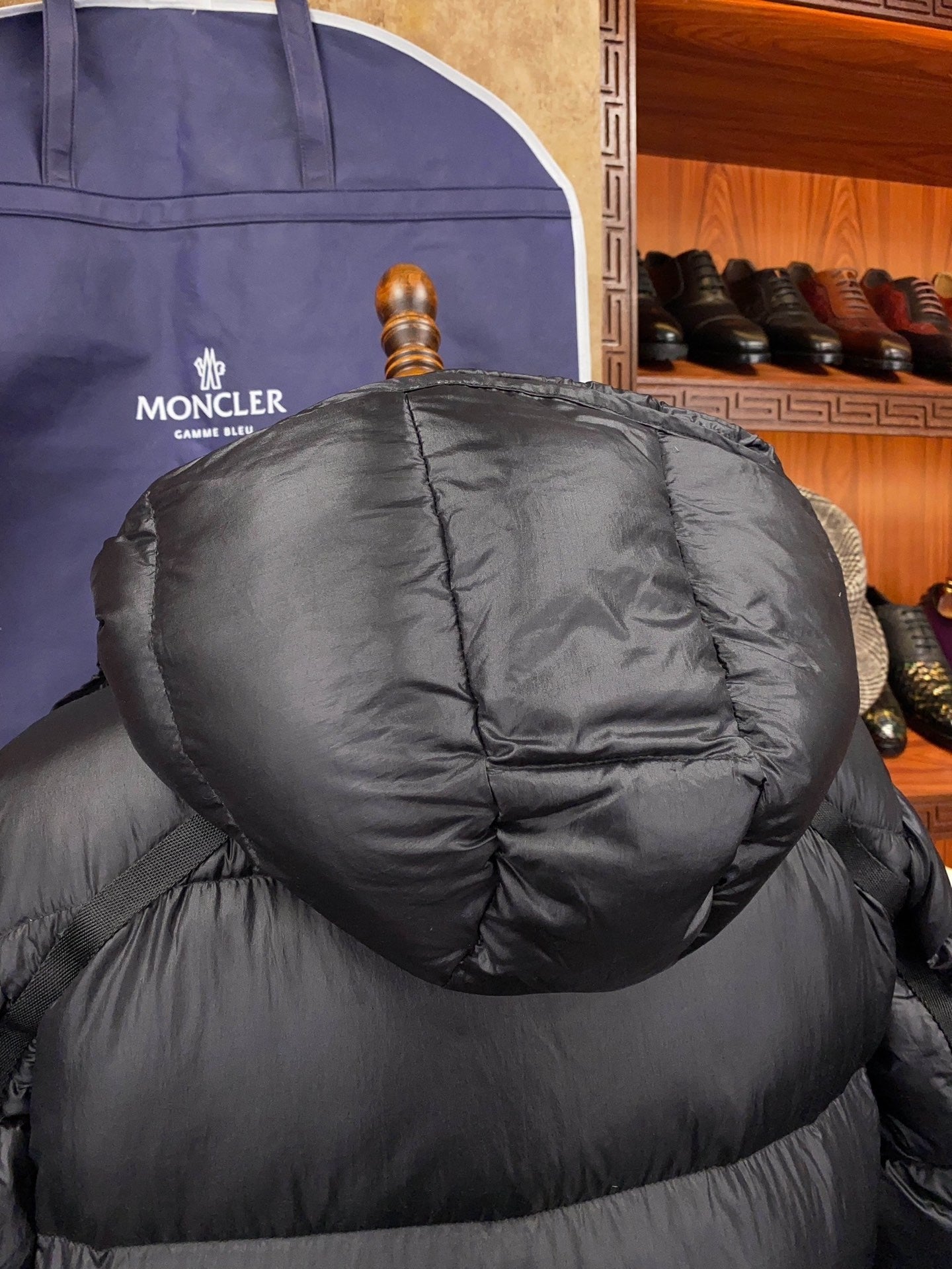 Black Women's Short  length Down Jacket