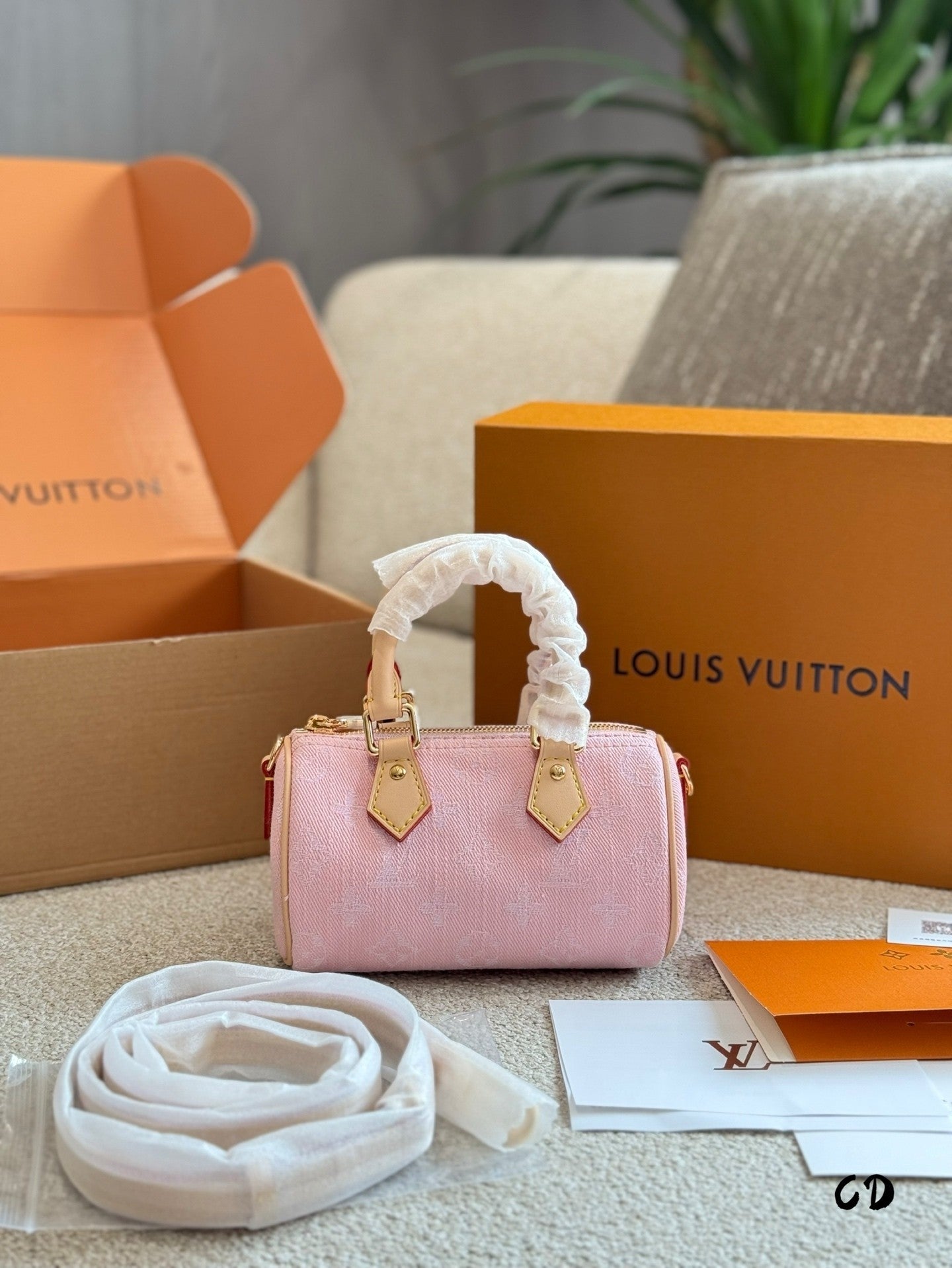 Pink 16cm Pillow Bag