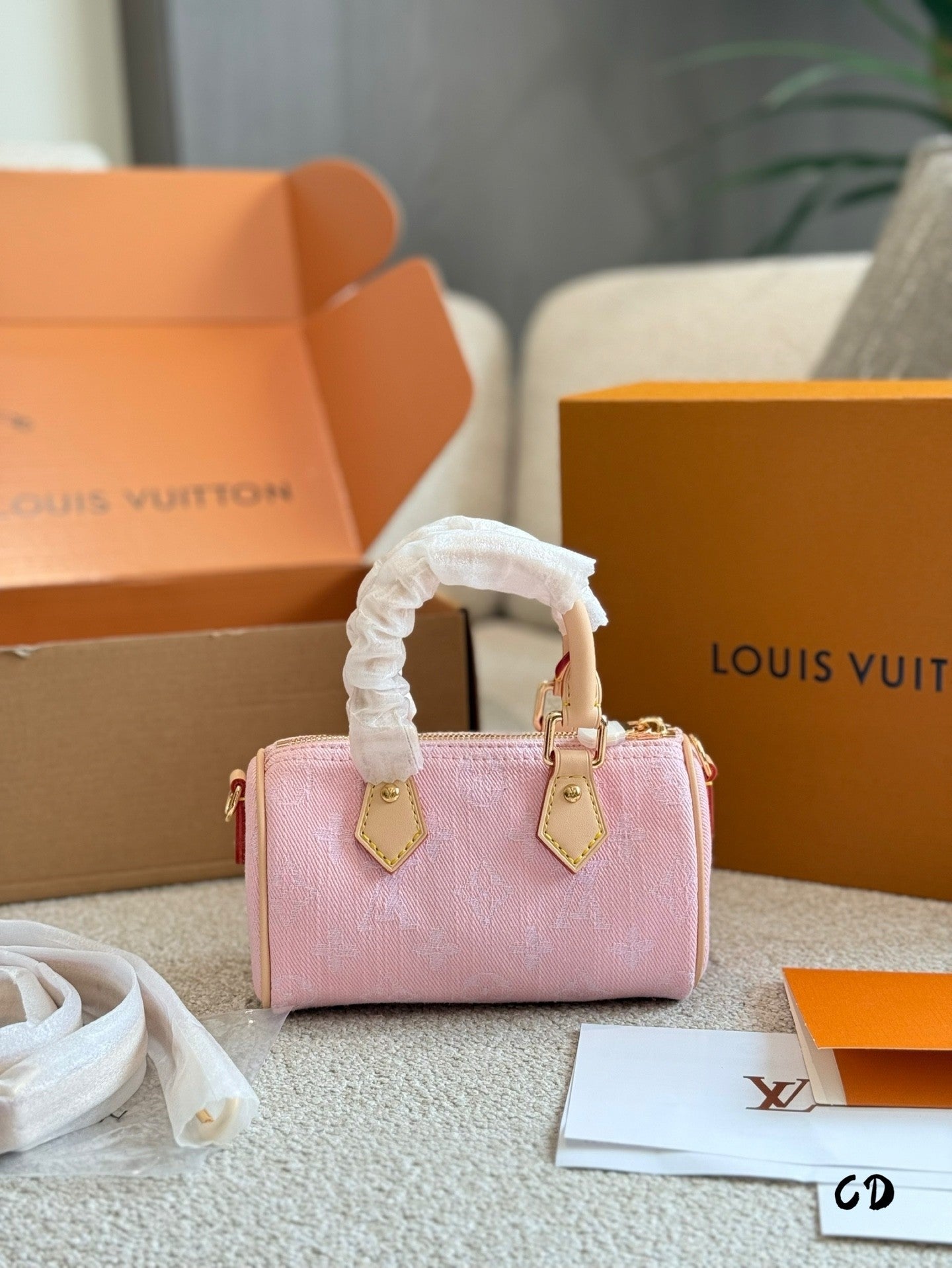 Pink 16cm Pillow Bag